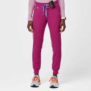 FIGS electric orchid scrub pants joggers XS TALL